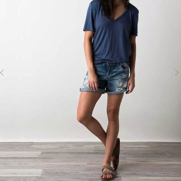 BUCKLE BLACK Fit No. 256 Boyfriend Stretch Short size 25 - Picture 1 of 14